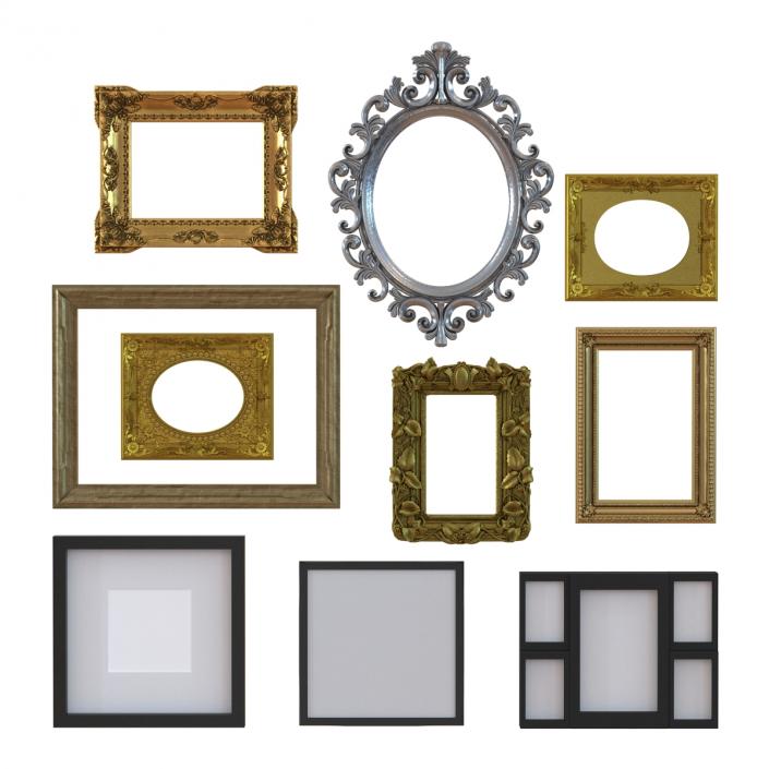 Picture Frames 3D Models Collection 2 3D