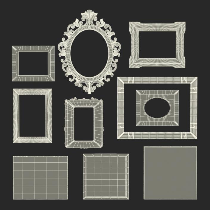 Picture Frames 3D Models Collection 2 3D