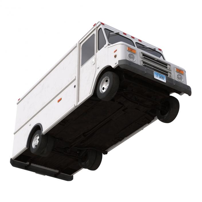 Post Office Truck Rigged 3D model