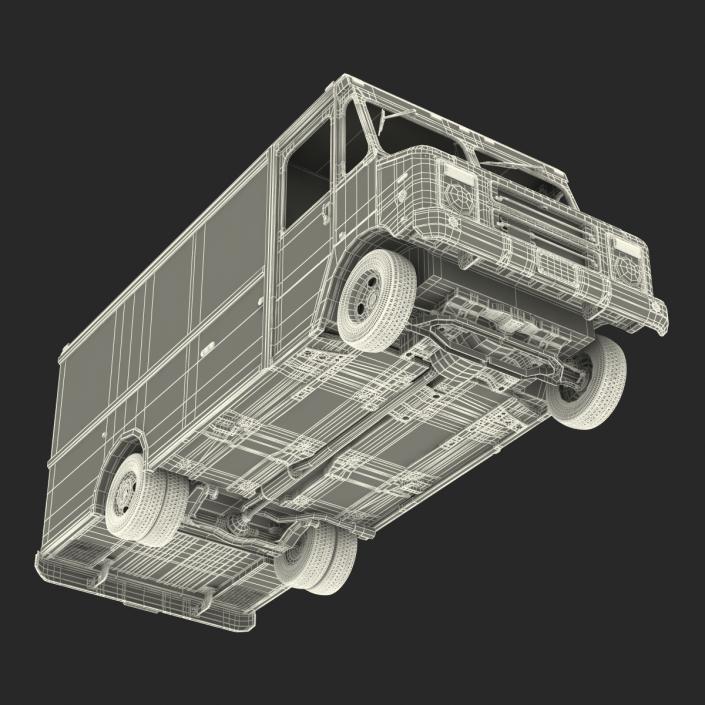 Post Office Truck 3D