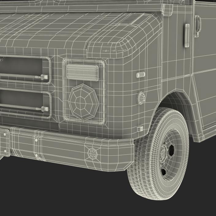 Post Office Truck 3D