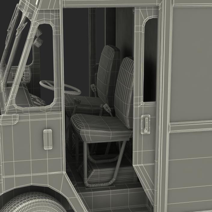 Post Office Truck 3D