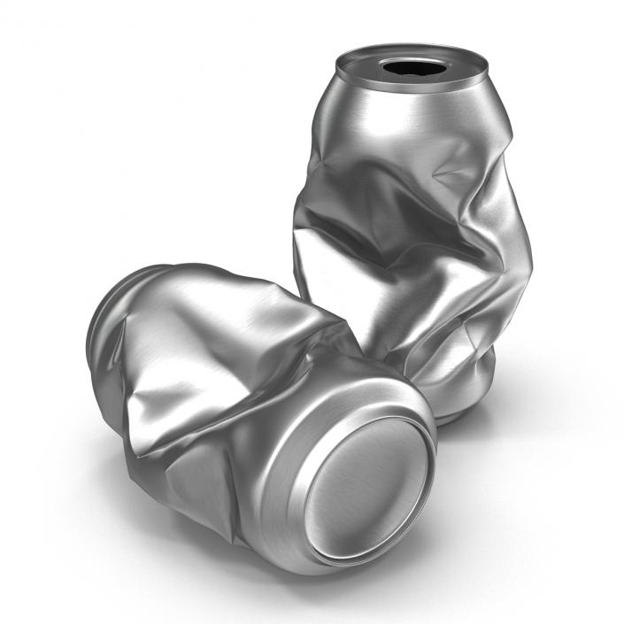 3D Crushed Soda Can