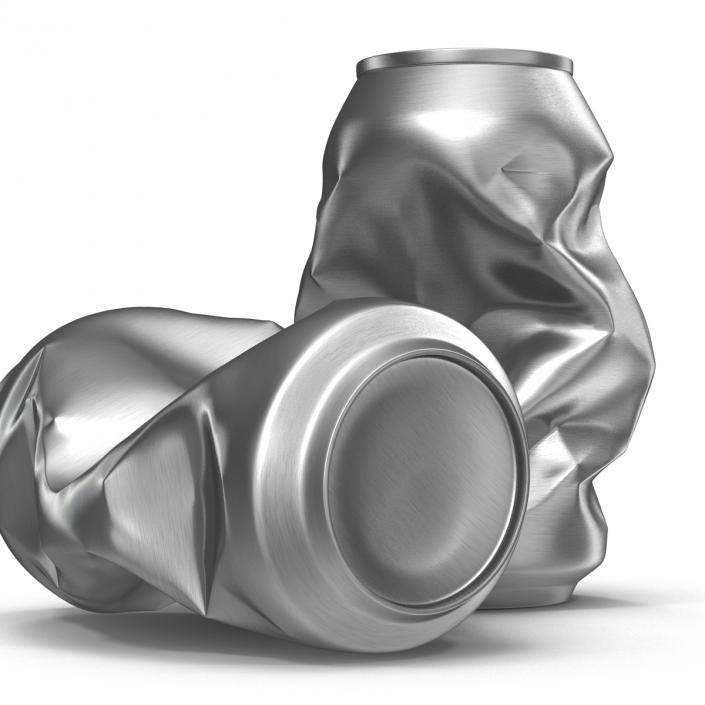 3D Crushed Soda Can