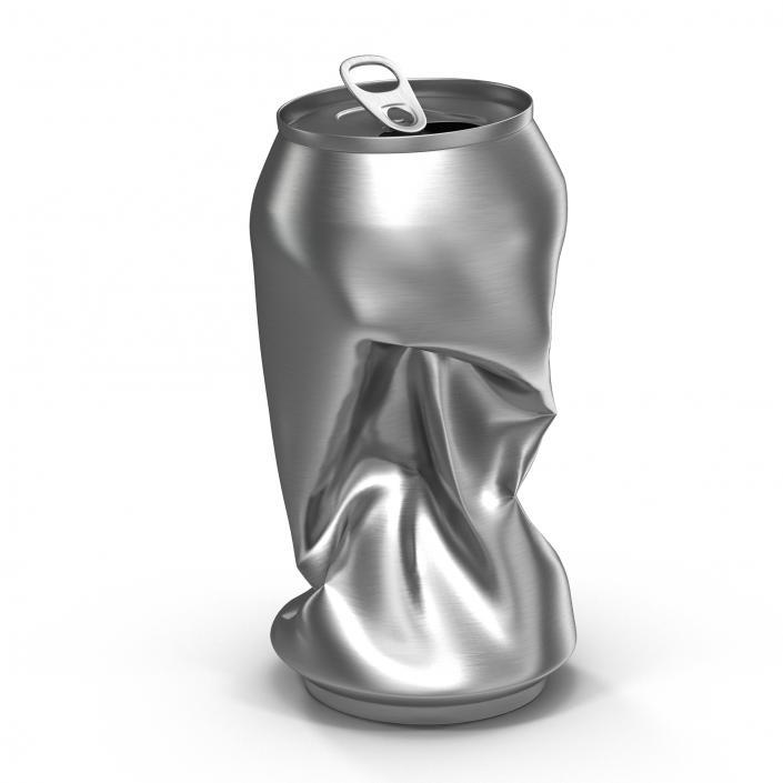 3D Crushed Soda Can 2 model