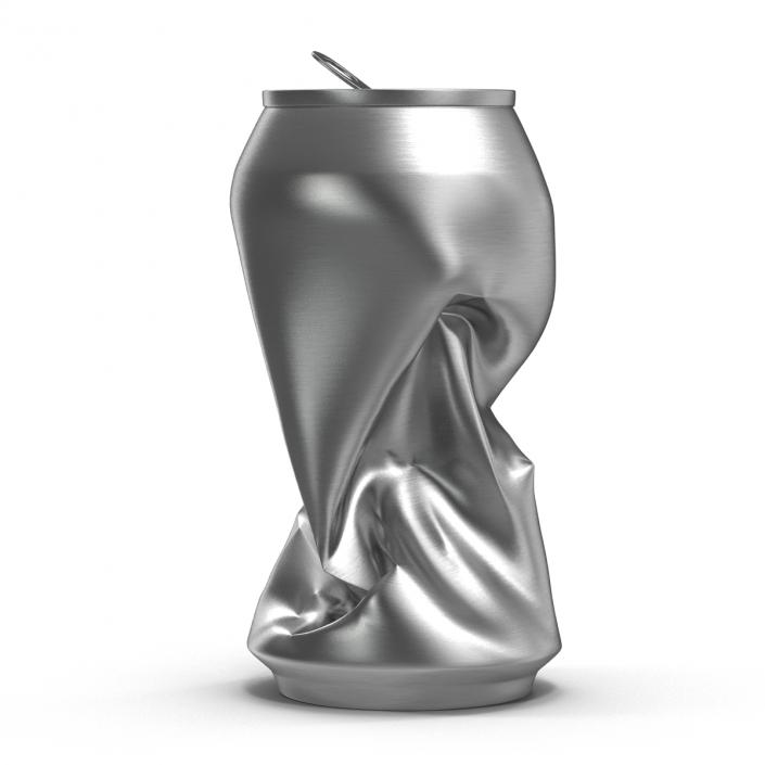 3D Crushed Soda Can 2 model