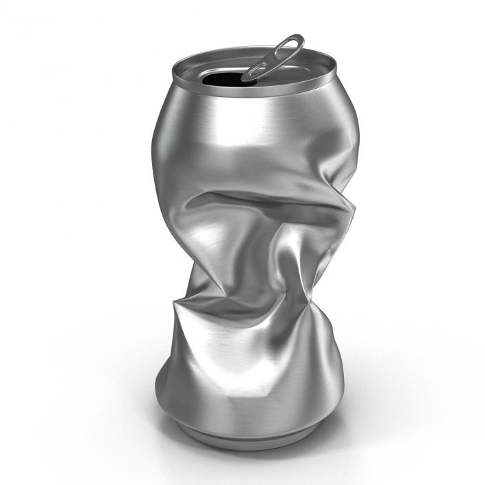 3D Crushed Soda Can 2 model