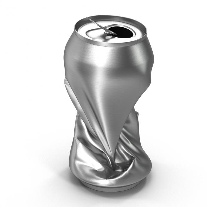 3D Crushed Soda Can 2 model