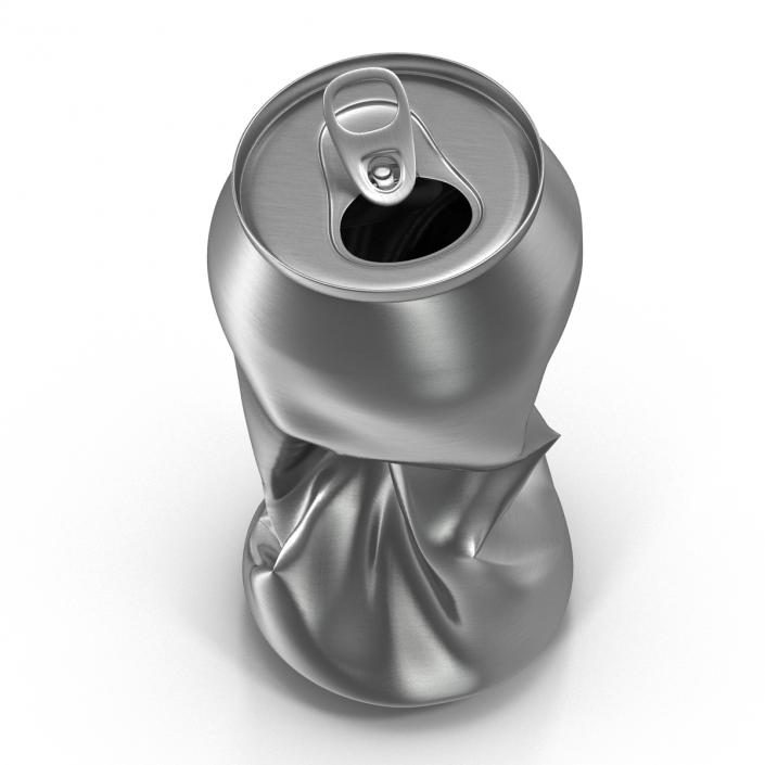 3D Crushed Soda Can 2 model