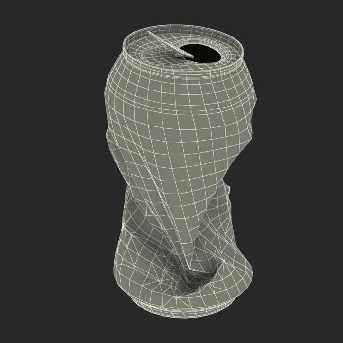 3D Crushed Soda Can 2 model