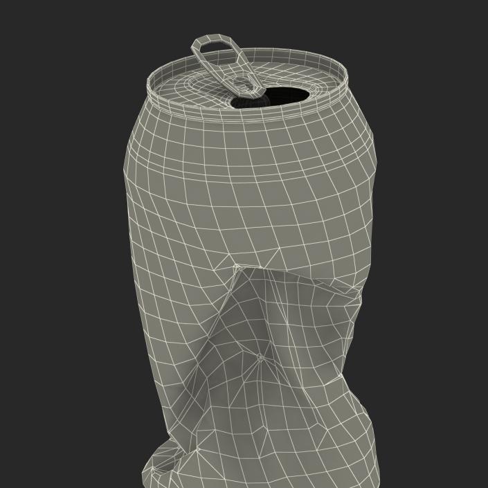 3D Crushed Soda Can 2 model