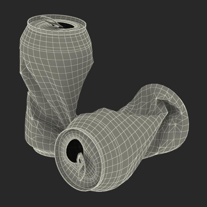 3D Crushed Soda Can 2 model