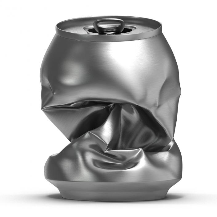 3D Crushed Soda Can 3 model