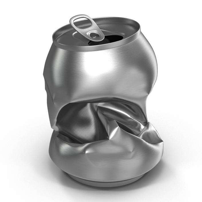 3D Crushed Soda Can 3 model