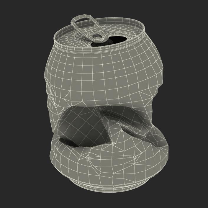 3D Crushed Soda Can 3 model