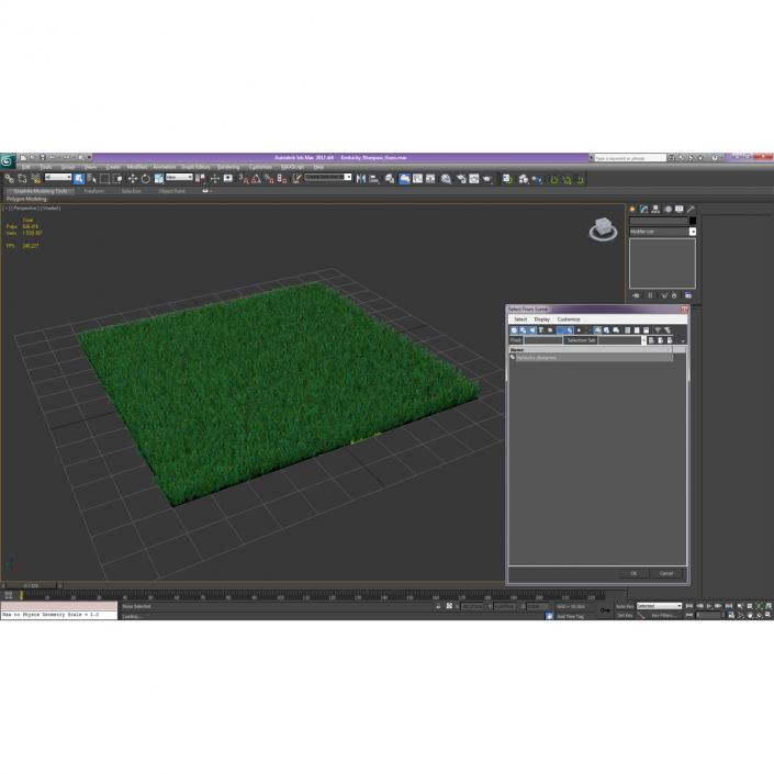 Kentucky Bluegrass Grass 3D model