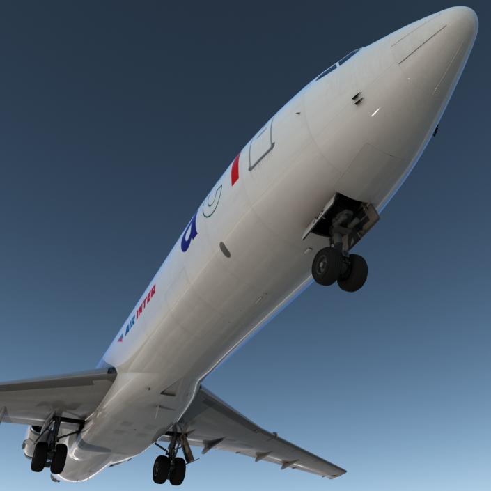 3D Boeing 727-200F Air France