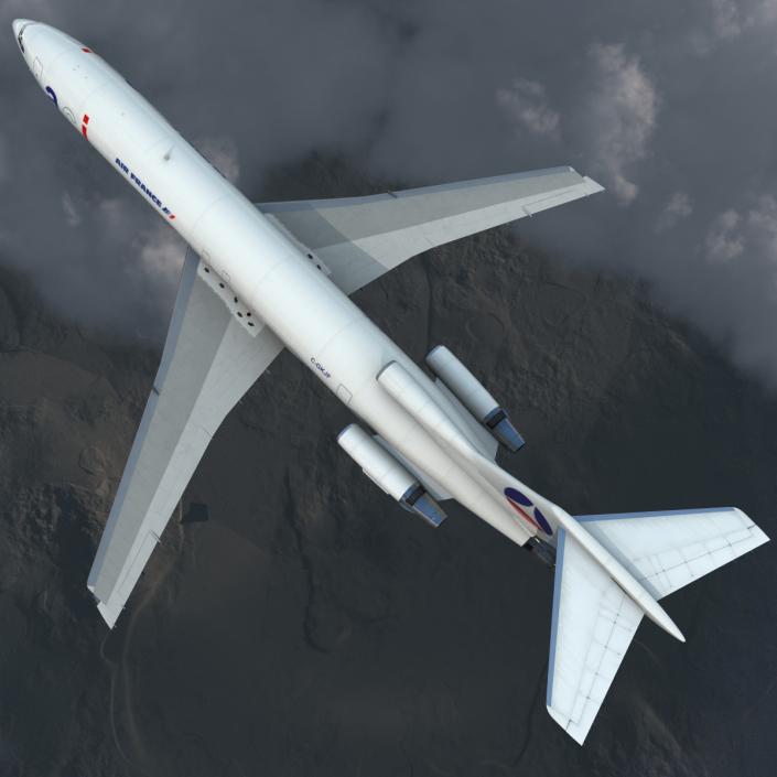 3D Boeing 727-200F Air France