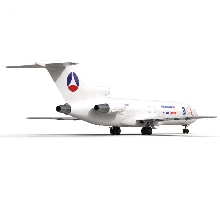 3D Boeing 727-200F Air France