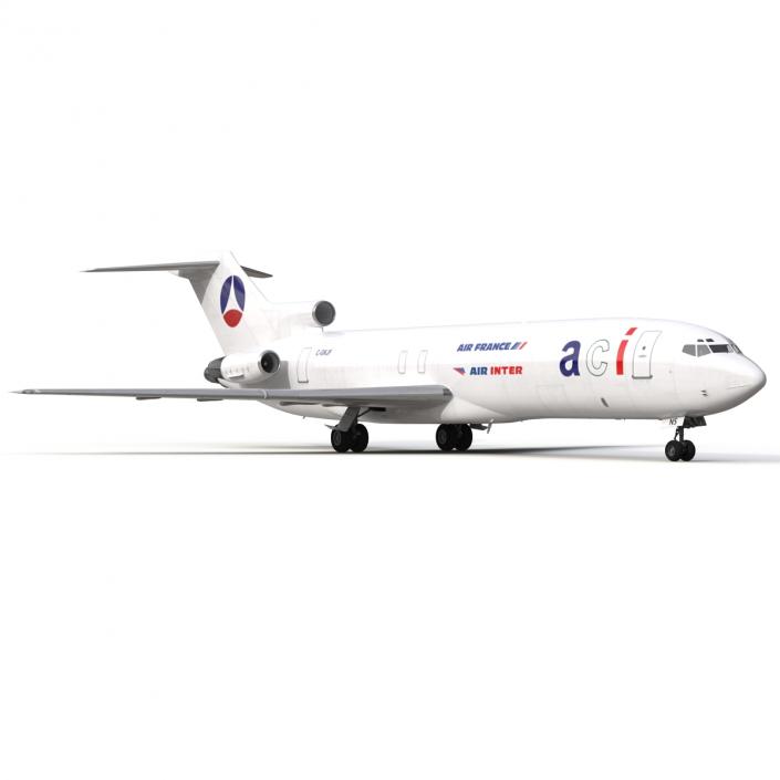 3D Boeing 727-200F Air France