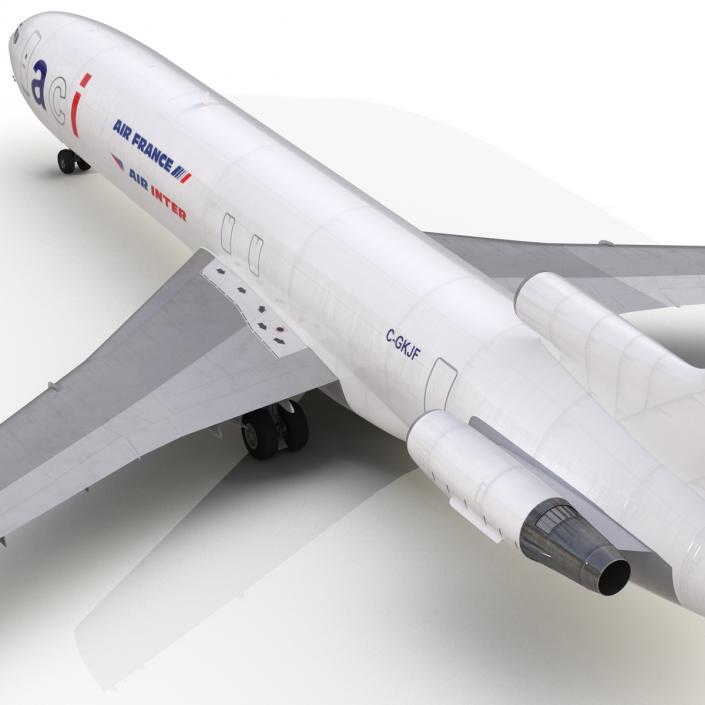 3D Boeing 727-200F Air France