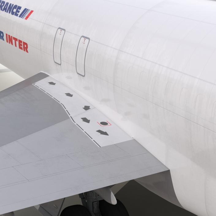 3D Boeing 727-200F Air France