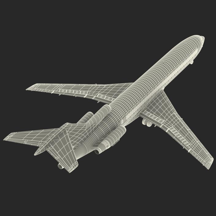 3D Boeing 727-200F Air France