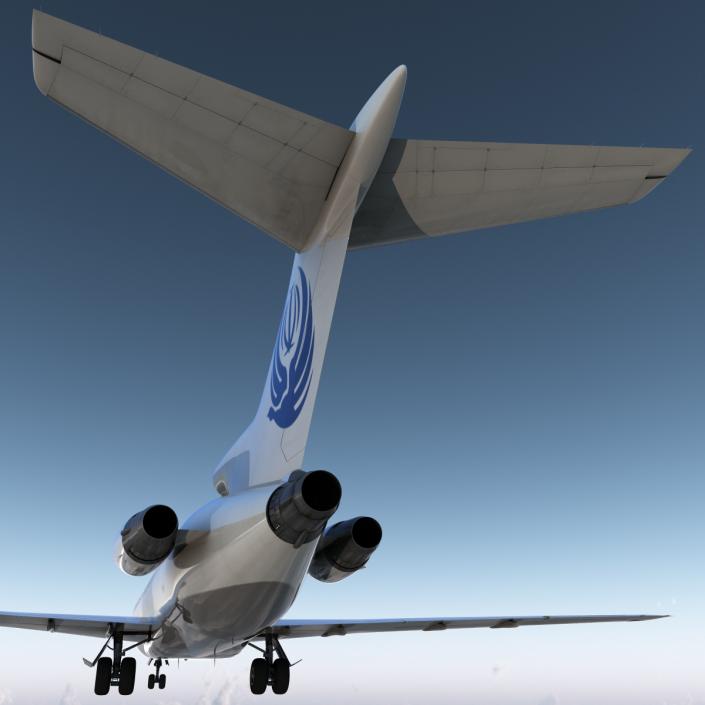 Boeing 727-200F Iran Aseman 3D