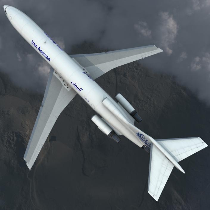 Boeing 727-200F Iran Aseman 3D