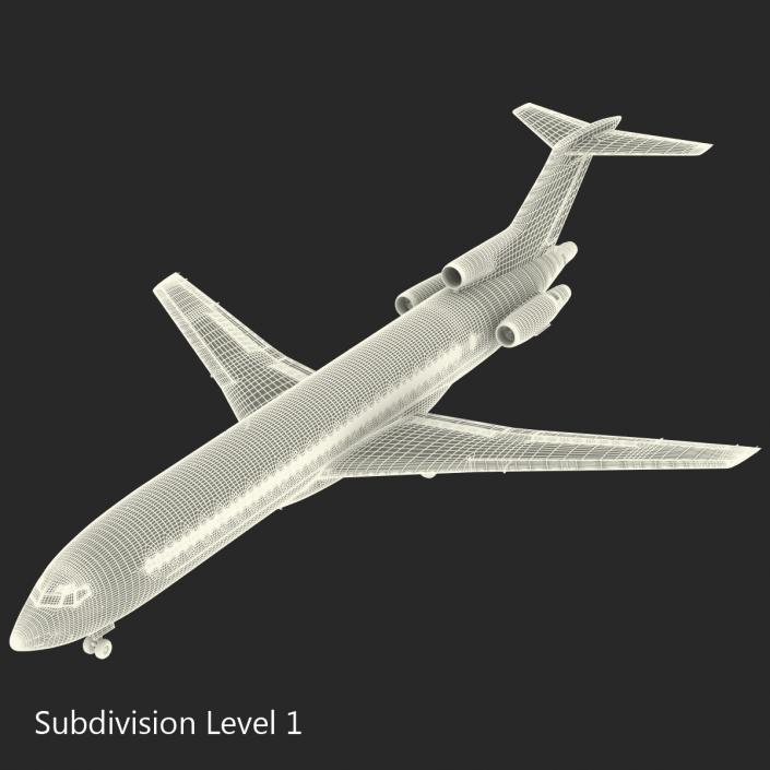 Boeing 727-200F Iran Aseman 3D