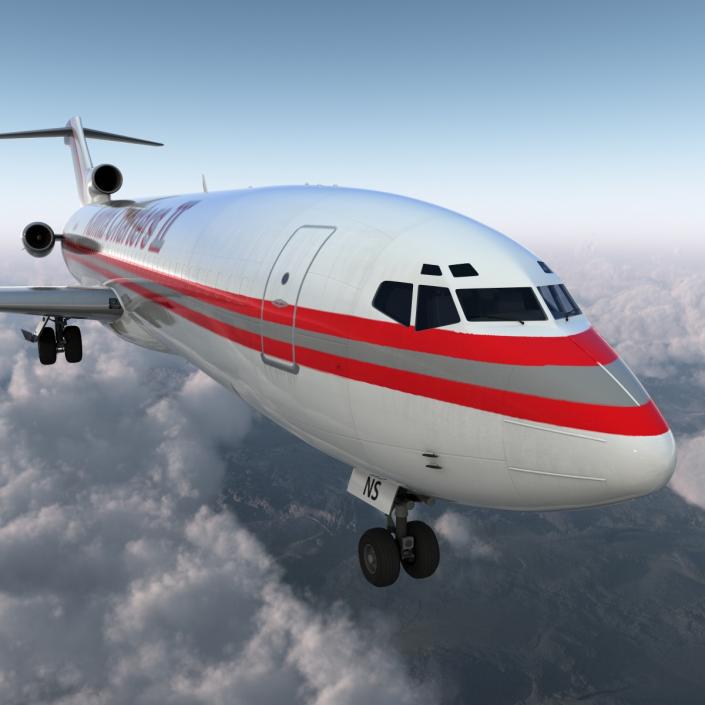 Boeing 727-200F Kalitta Air 3D