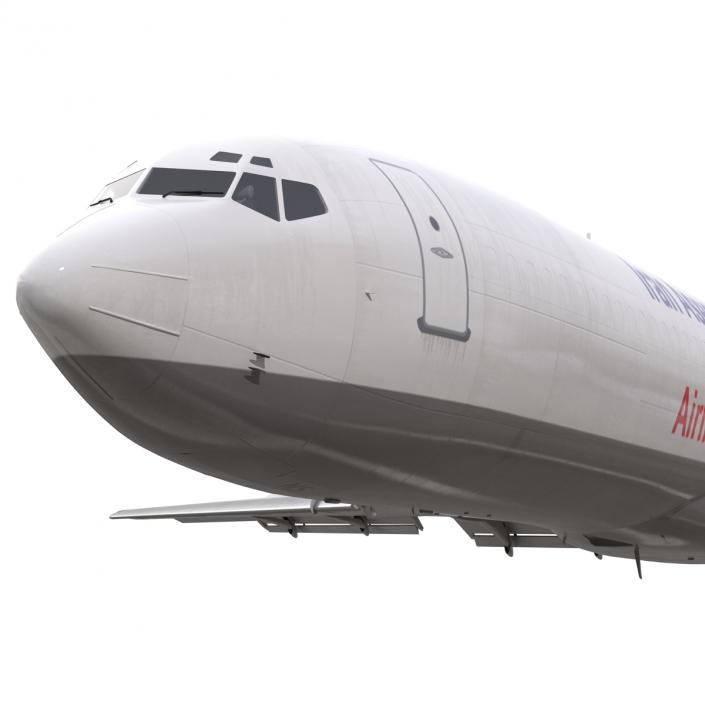 Boeing 727-200F Iran Aseman Rigged 3D model