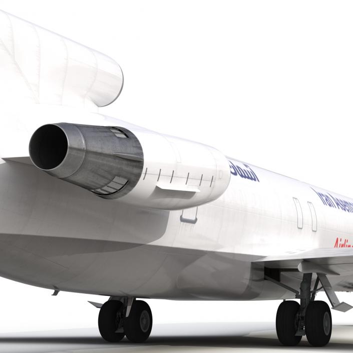 Boeing 727-200F Iran Aseman Rigged 3D model