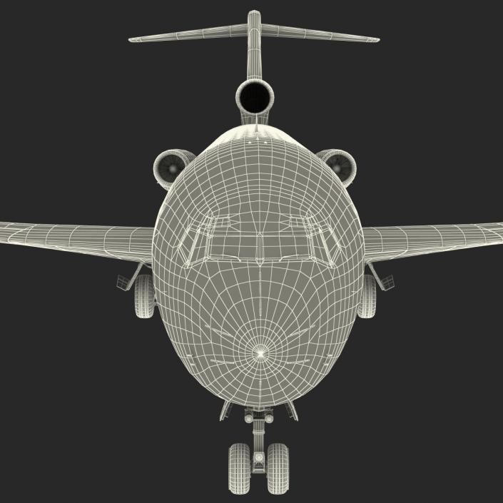 Boeing 727-200F Iran Aseman Rigged 3D model