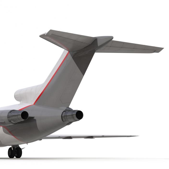 Boeing 727-200F Kalitta Air Rigged 3D model