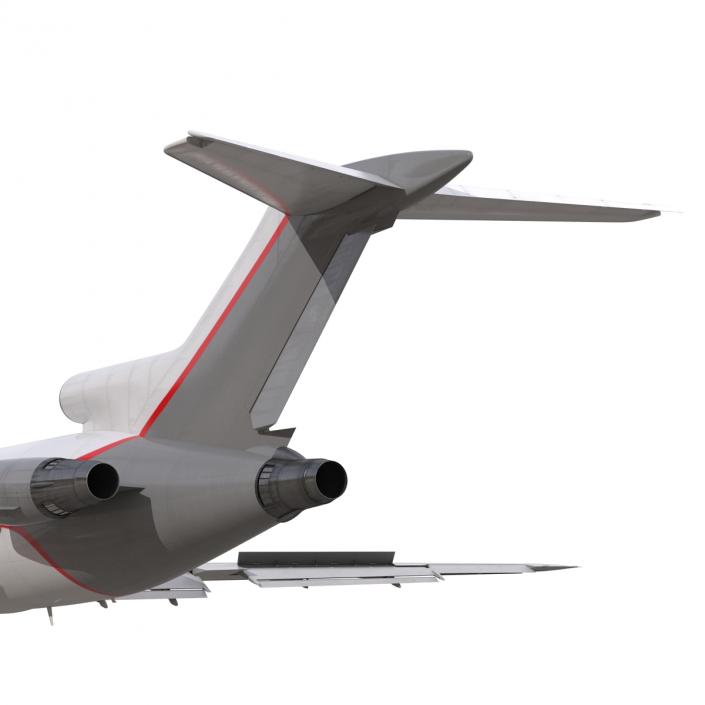 Boeing 727-200F Kalitta Air Rigged 3D model