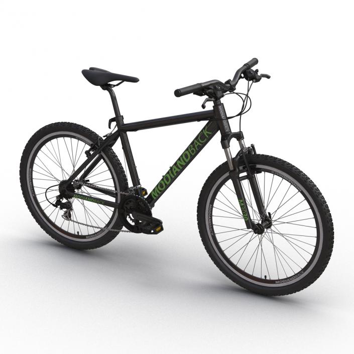 Mountain Bike Black 3D model