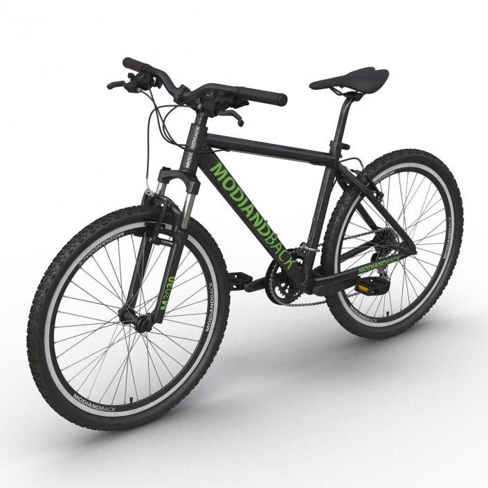 Mountain Bike Black 3D model