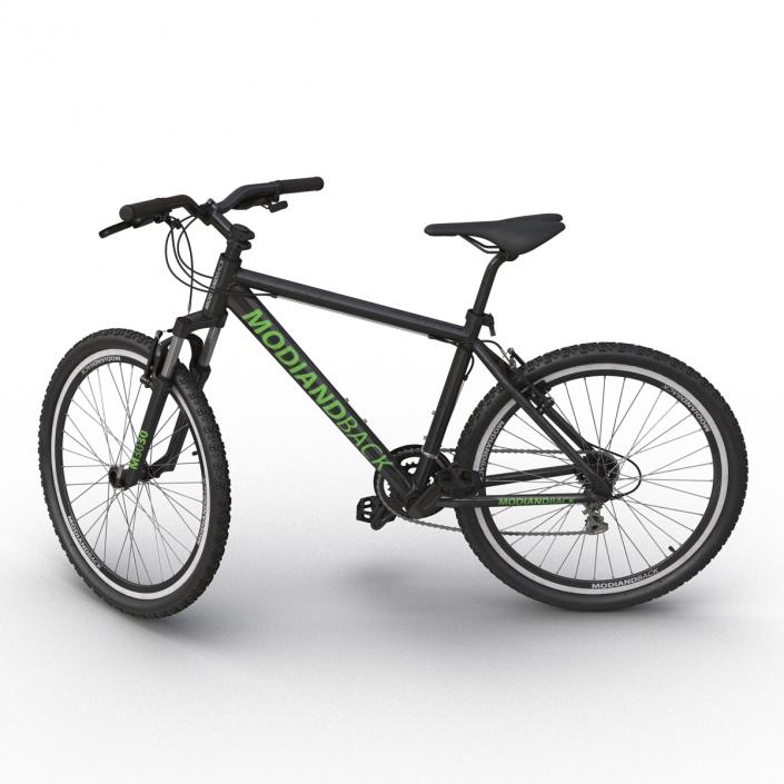 Mountain Bike Black 3D model