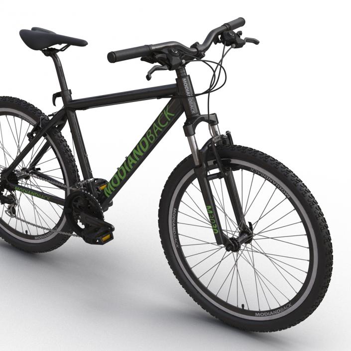 Mountain Bike Black 3D model