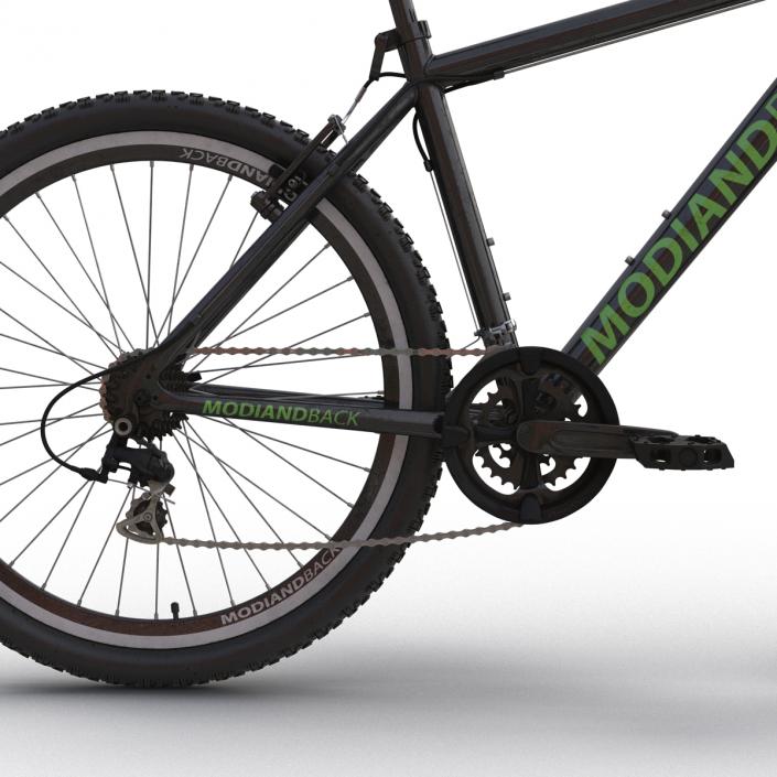 Mountain Bike Black 3D model