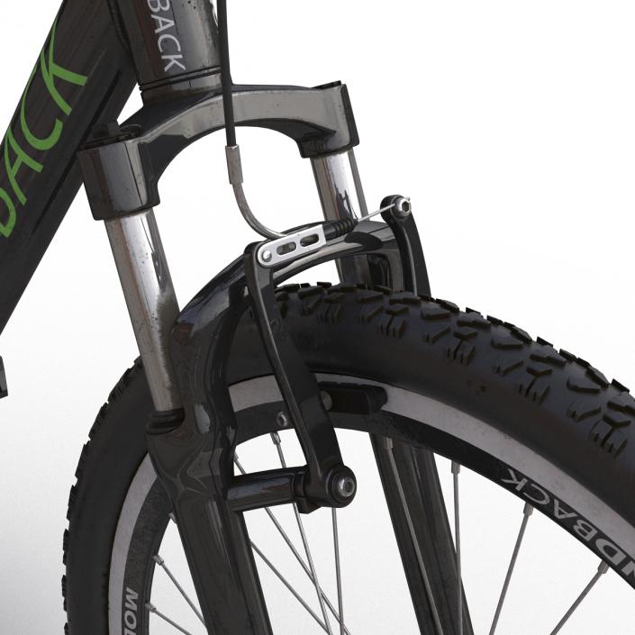 Mountain Bike Black 3D model