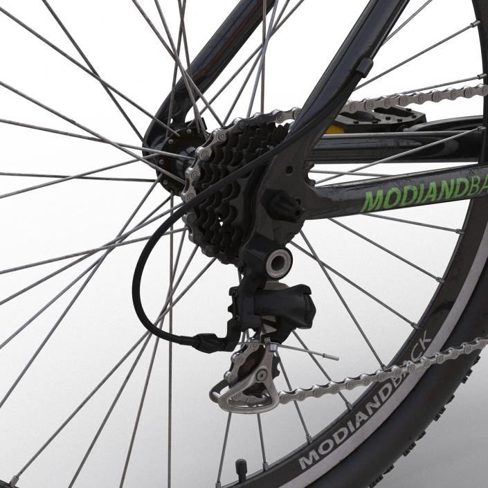 Mountain Bike Black 3D model