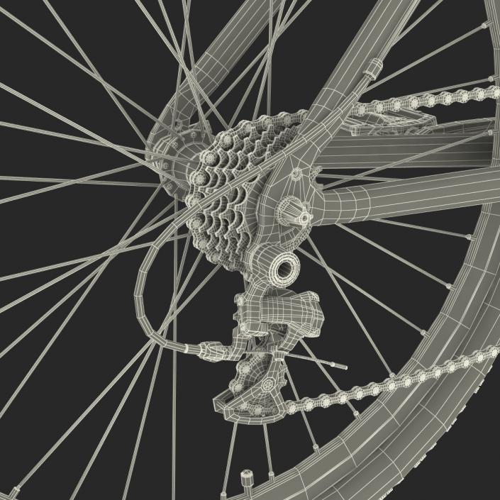 Mountain Bike Black 3D model