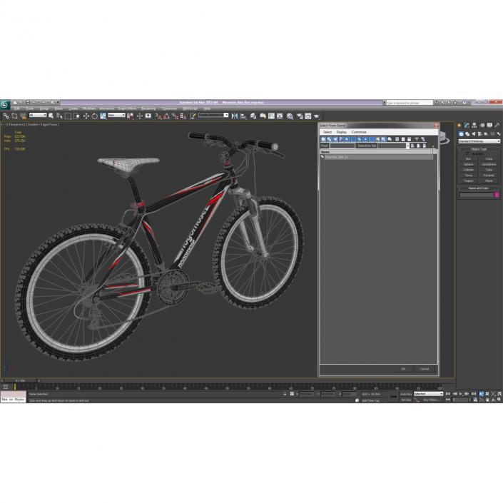 Mountain Bike Red 3D