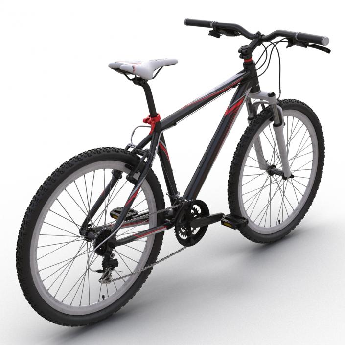 Mountain Bike Generic Red Rigged 3D