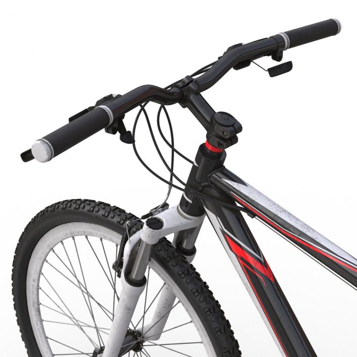 Mountain Bike Generic Red Rigged 3D