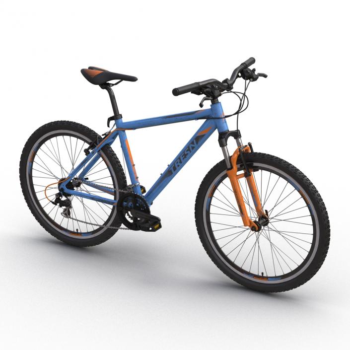 3D Mountain Bike Blue model