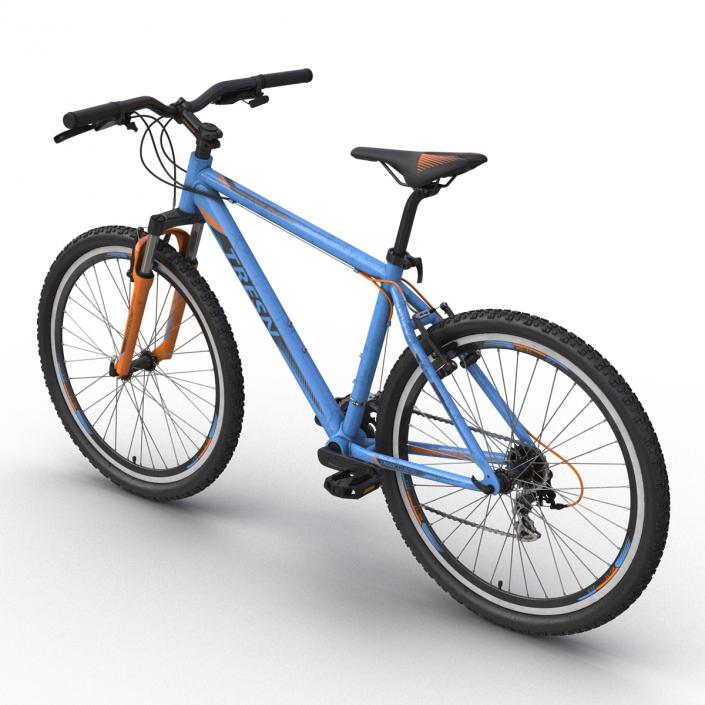 3D Mountain Bike Blue model