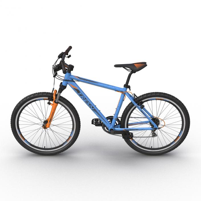 3D Mountain Bike Blue model